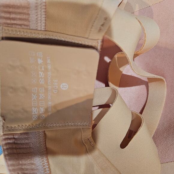 Lululemon Airsupport Bra High Support Size 38DD Warm Apricot - Picture 5 of 6